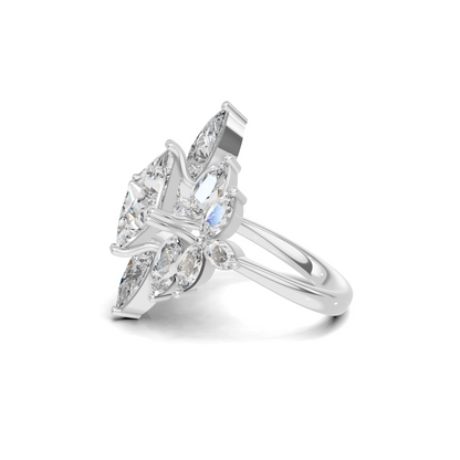 Elite Cluster Statement Ring