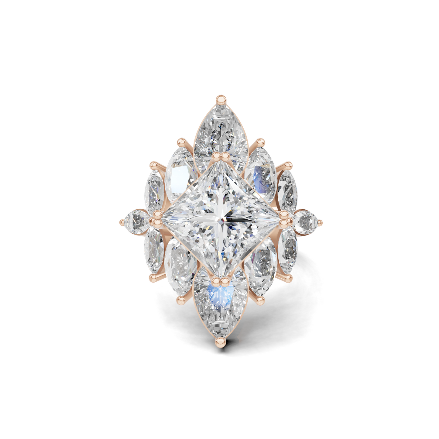 Elite Cluster Statement Ring