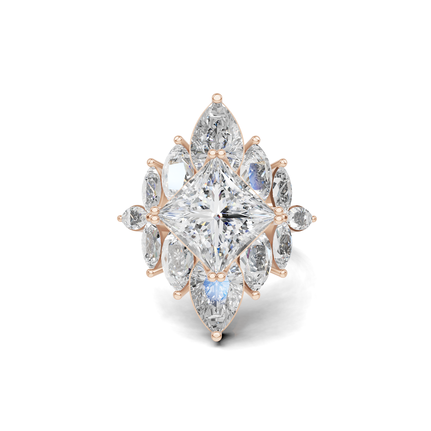 Elite Cluster Statement Ring