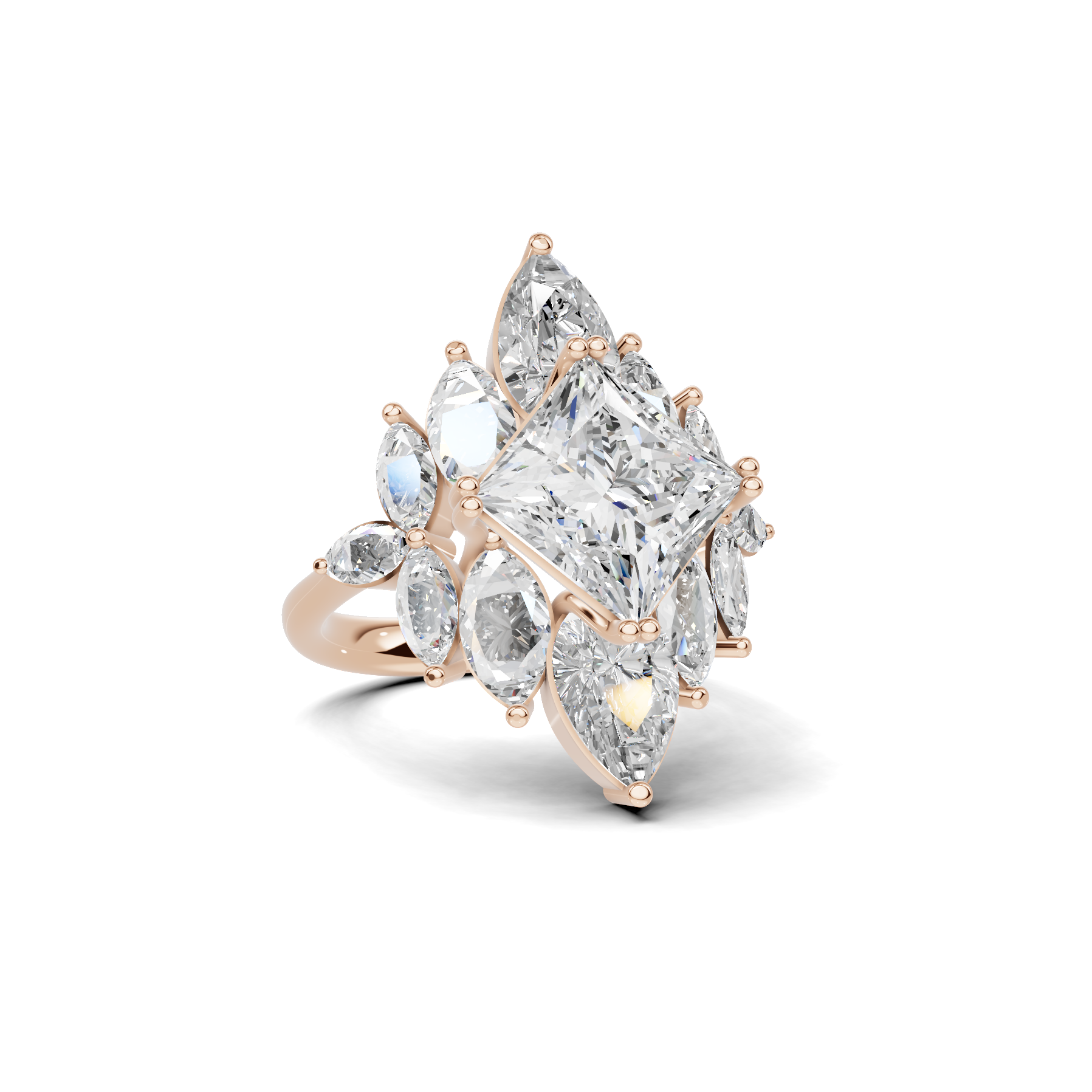 Elite Cluster Statement Ring