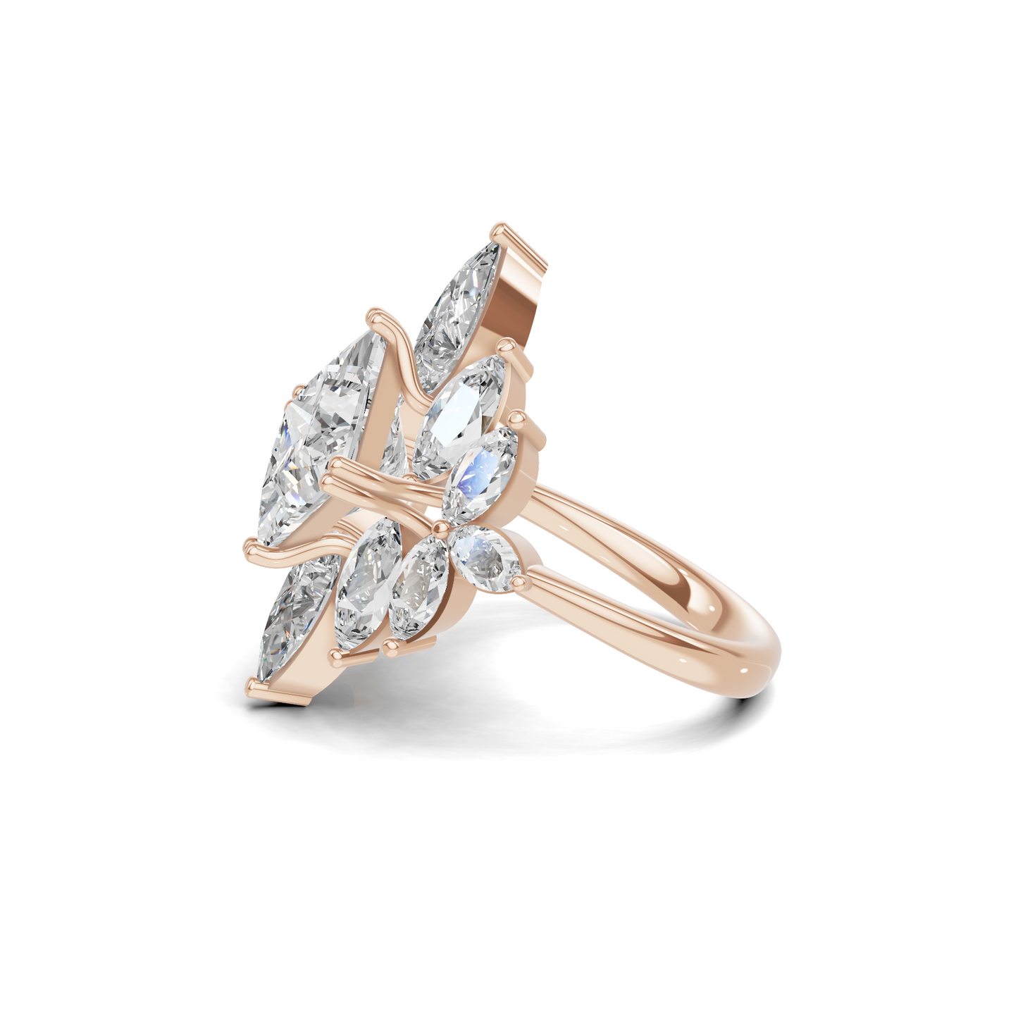 Elite Cluster Statement Ring