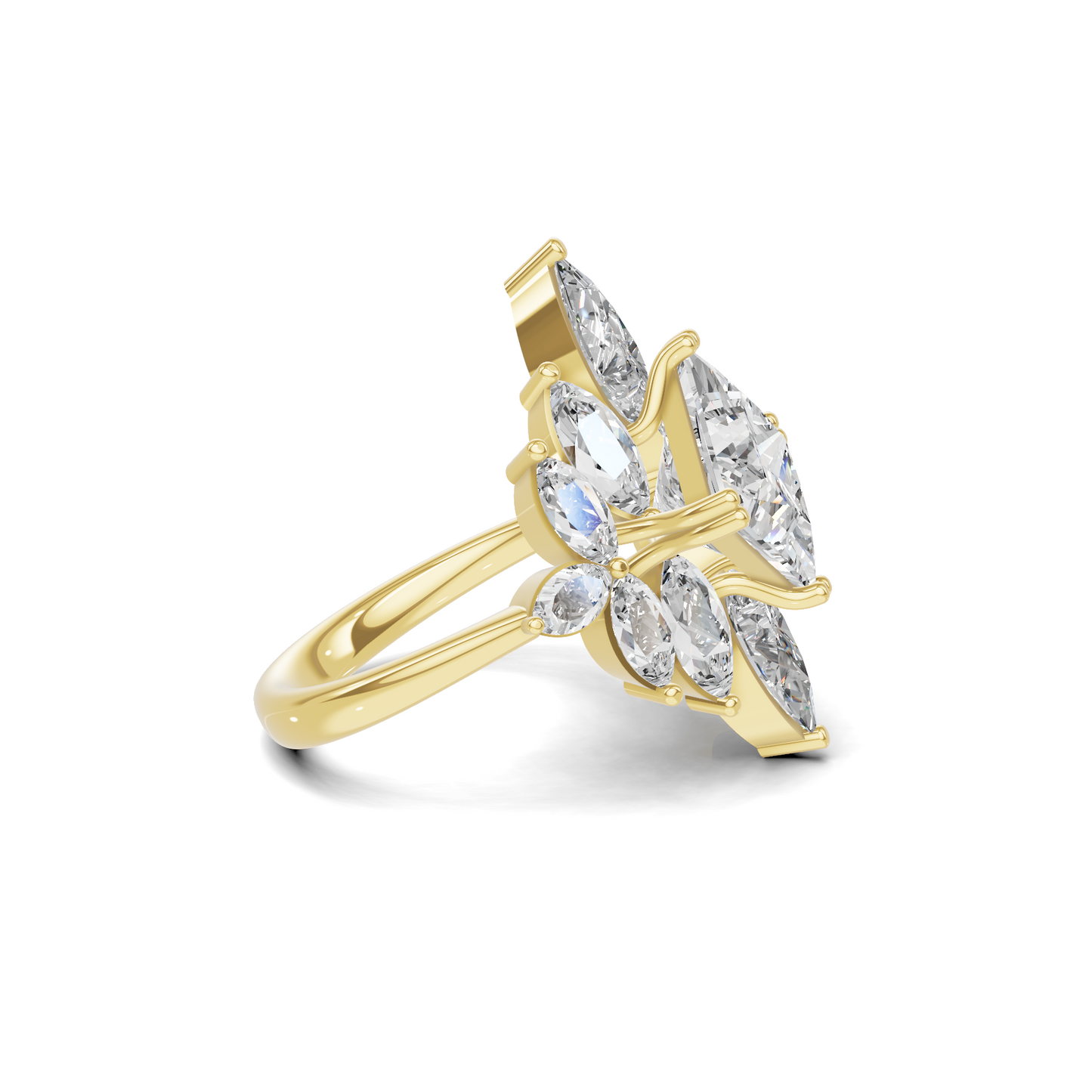 Elite Cluster Statement Ring