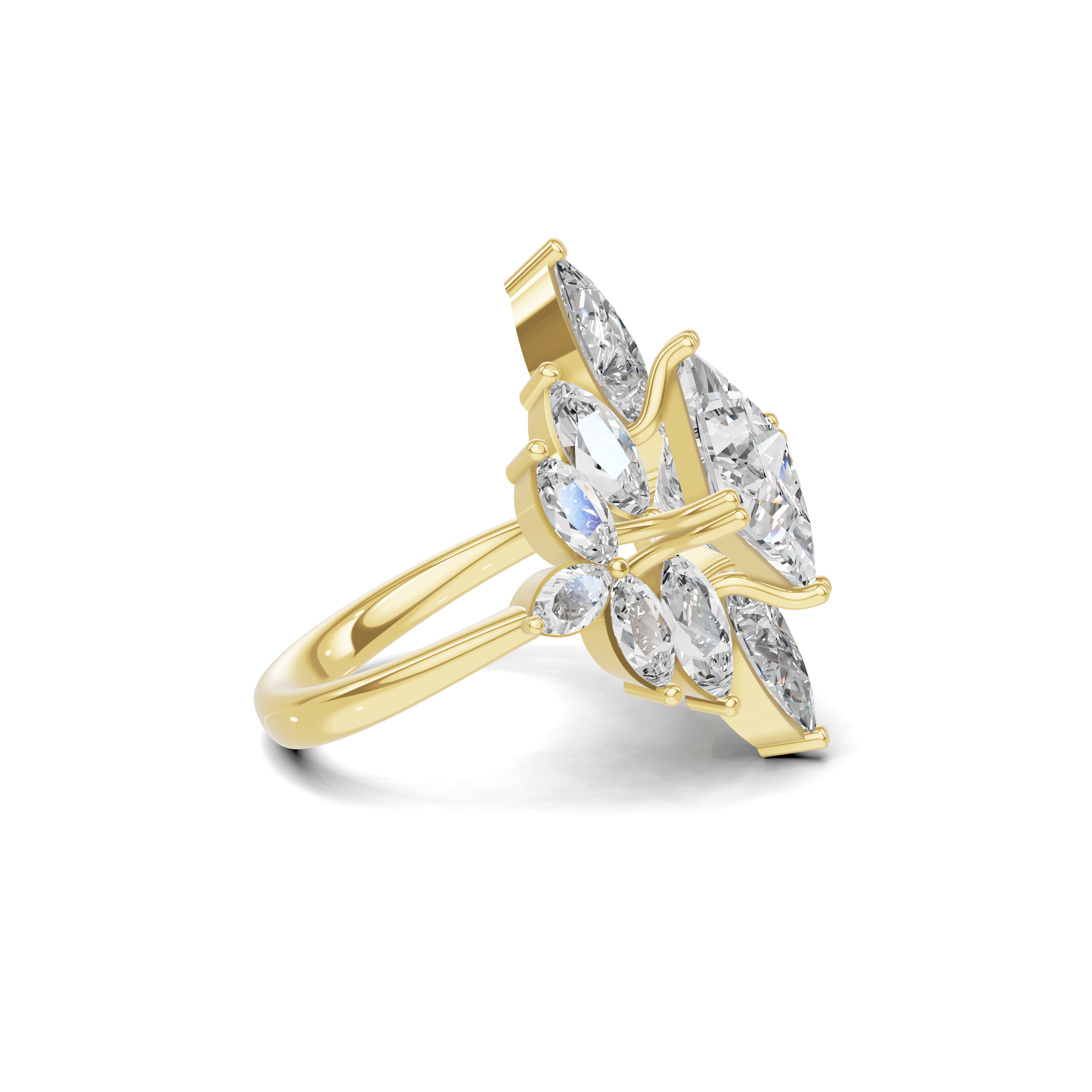 Elite Cluster Statement Ring