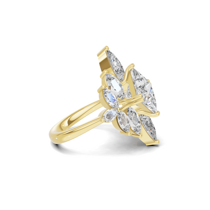 Elite Cluster Statement Ring