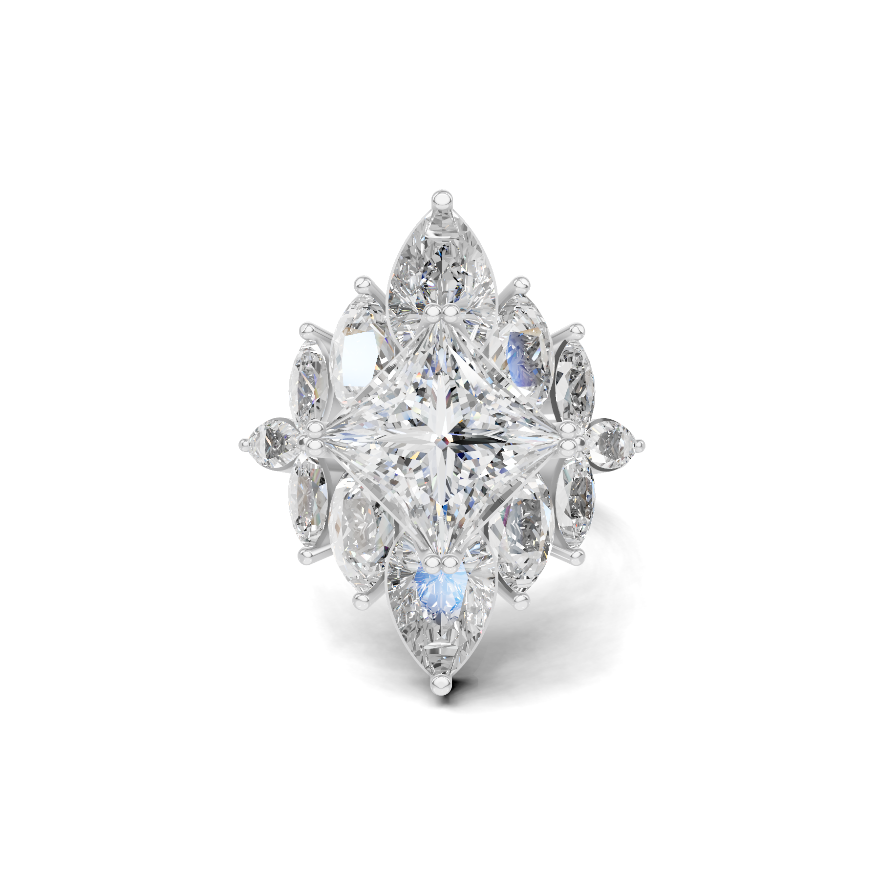 Elite Cluster Statement Ring