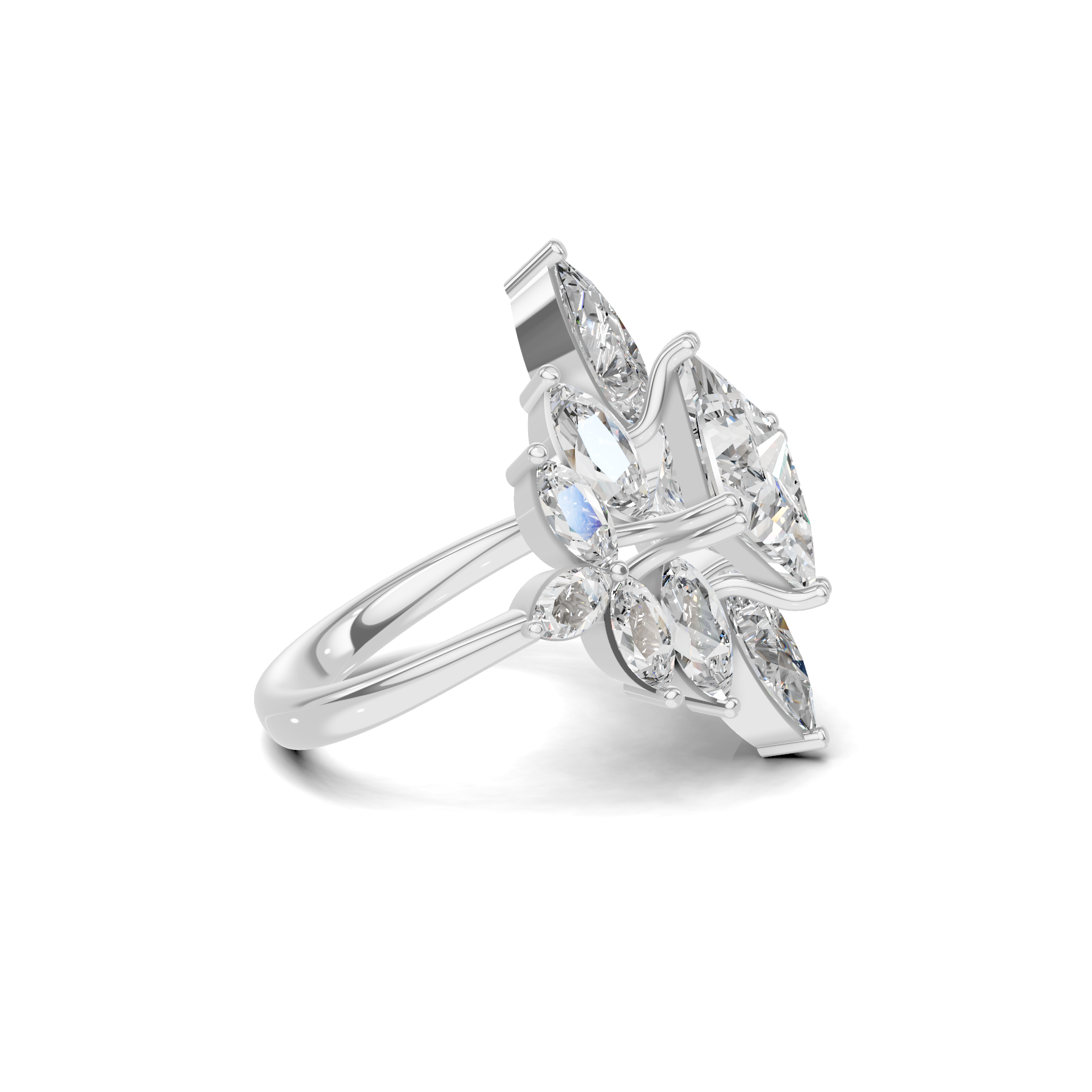 Elite Cluster Statement Ring