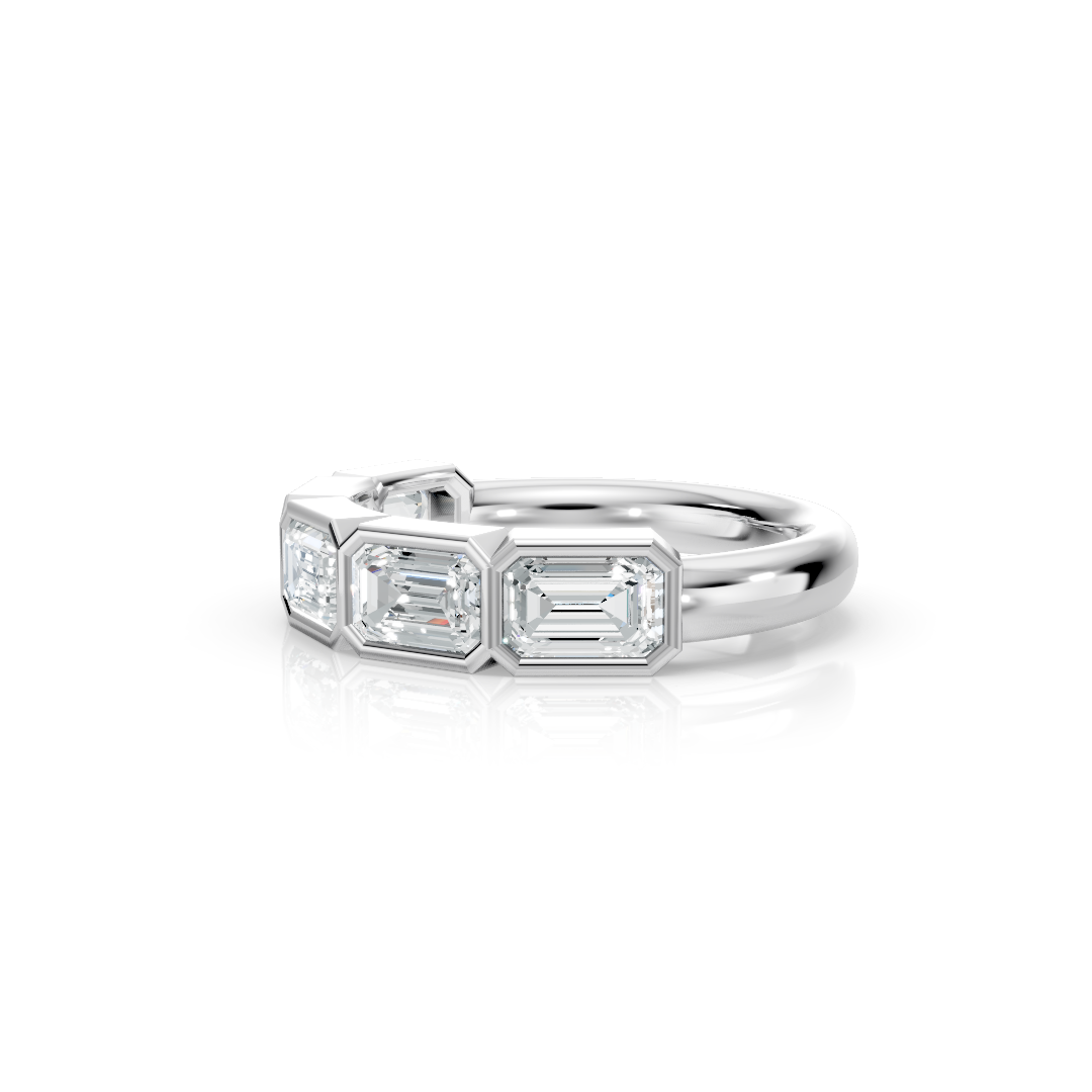 Five Stone Bezel Ring