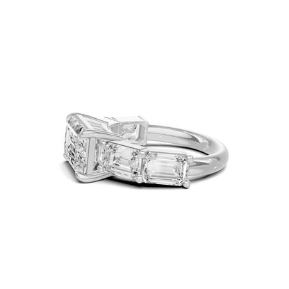 Five Stone Step Ring