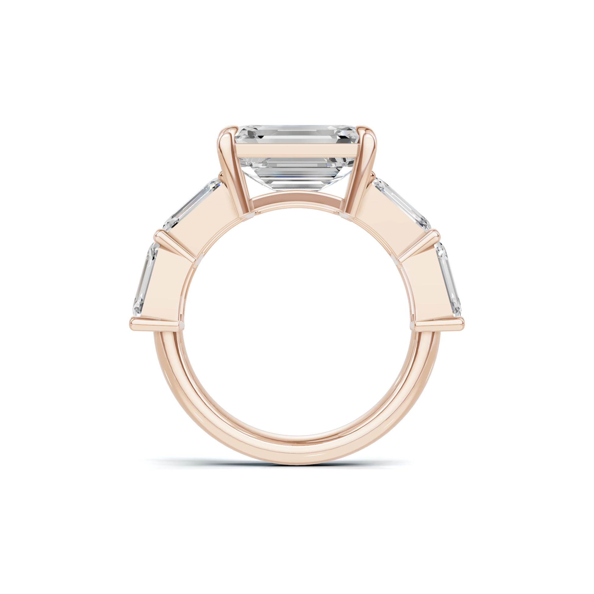 Five Stone Step Ring