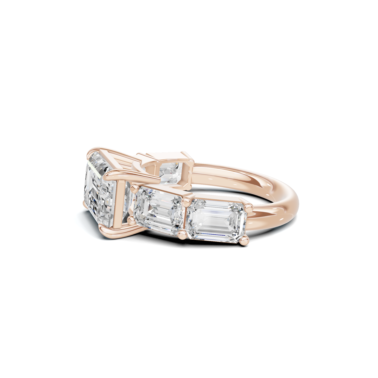 Five Stone Step Ring
