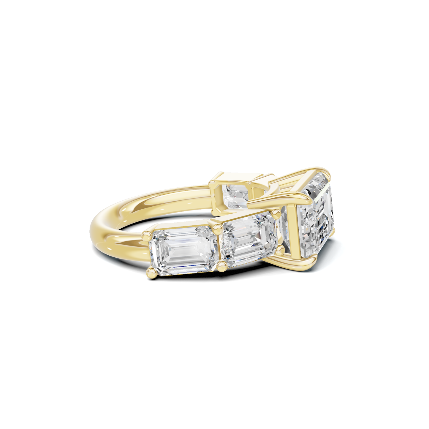 Five Stone Step Ring