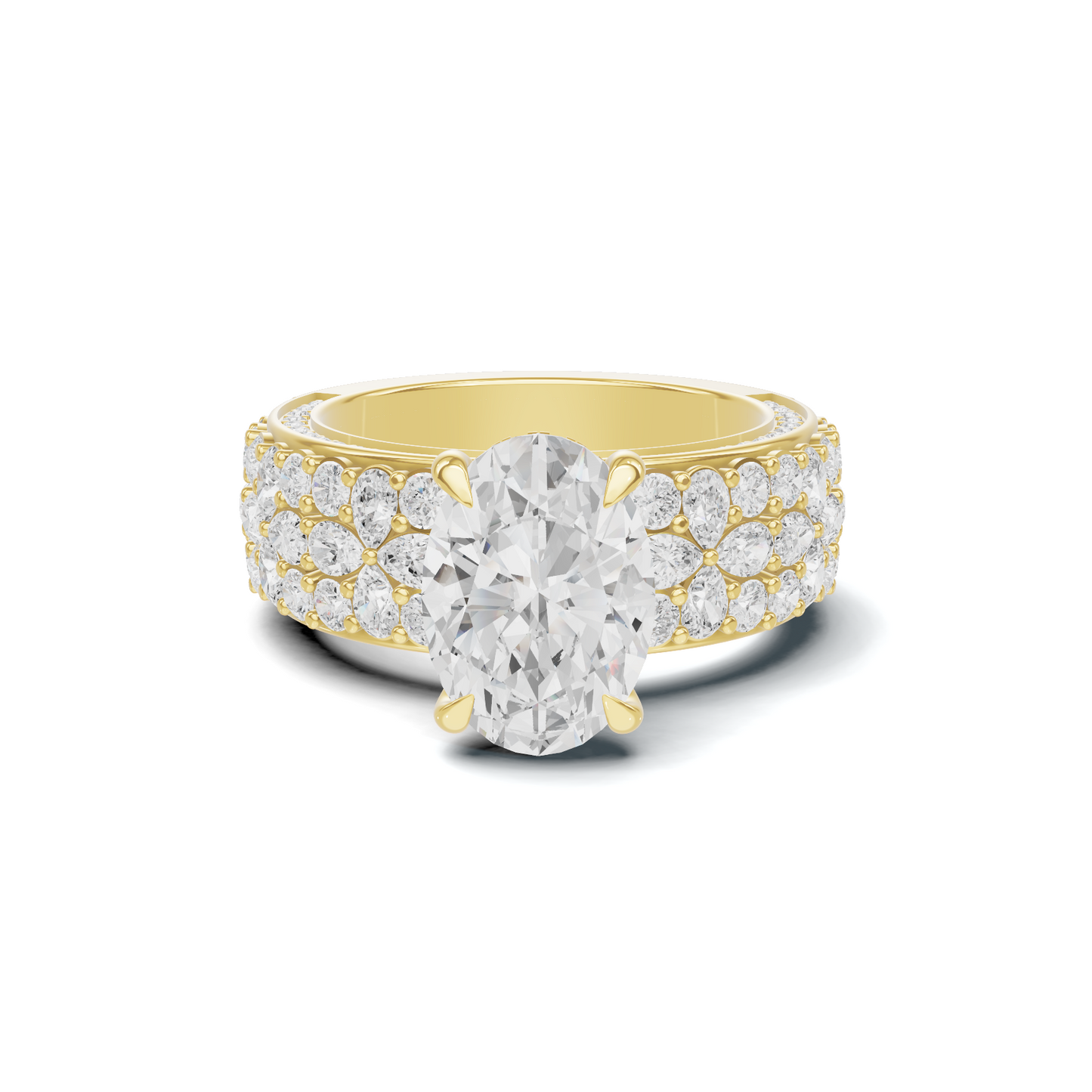 Floral Accented Ring