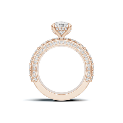 Floral Accented Ring