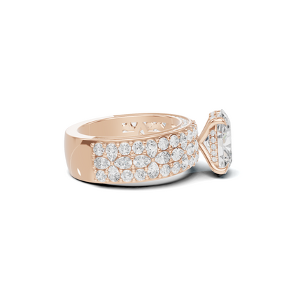 Floral Accented Ring