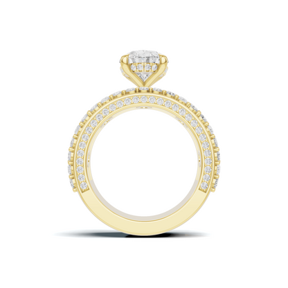 Floral Accented Ring