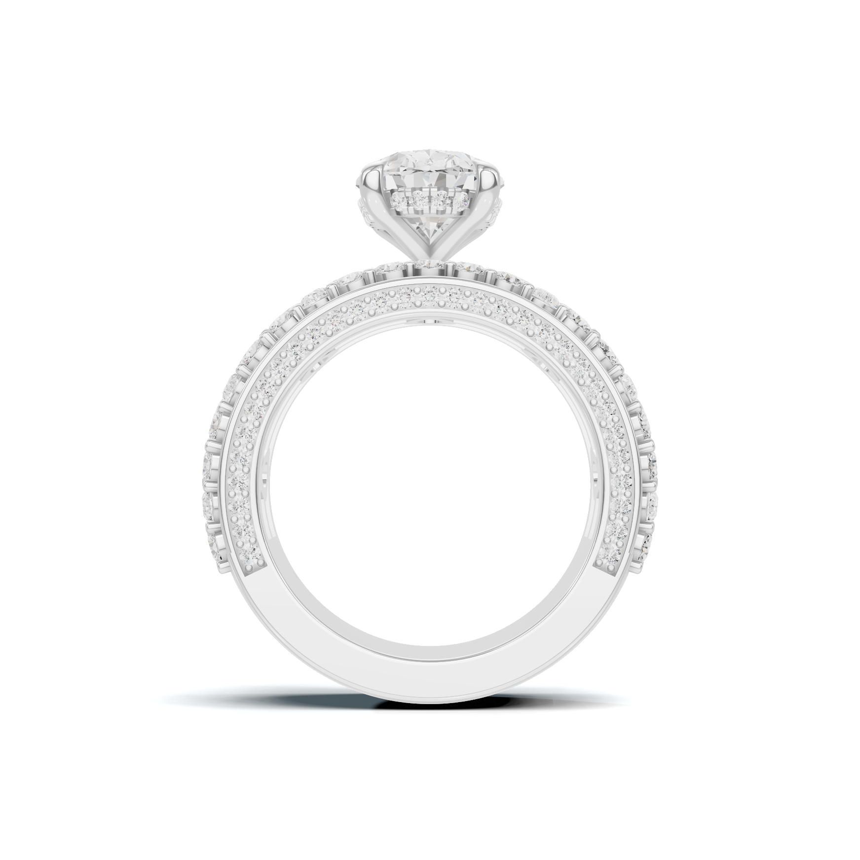 Floral Accented Ring