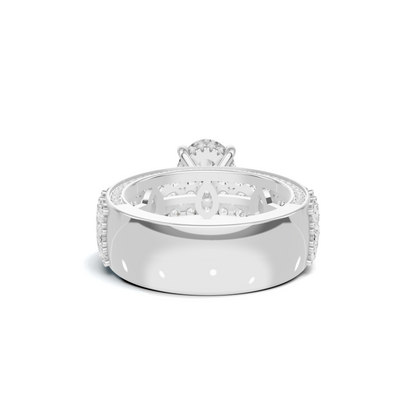 Floral Accented Ring