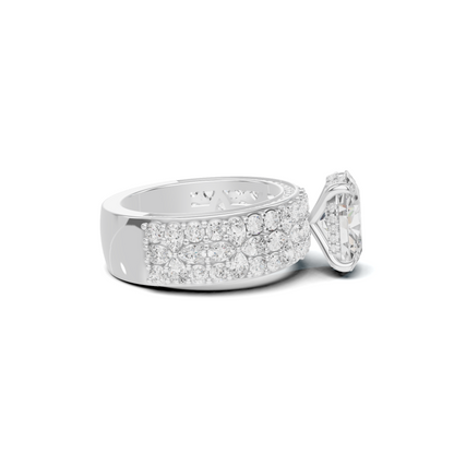 Floral Accented Ring