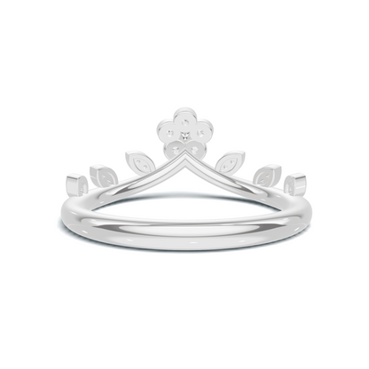Floral Leaf Vine Ring