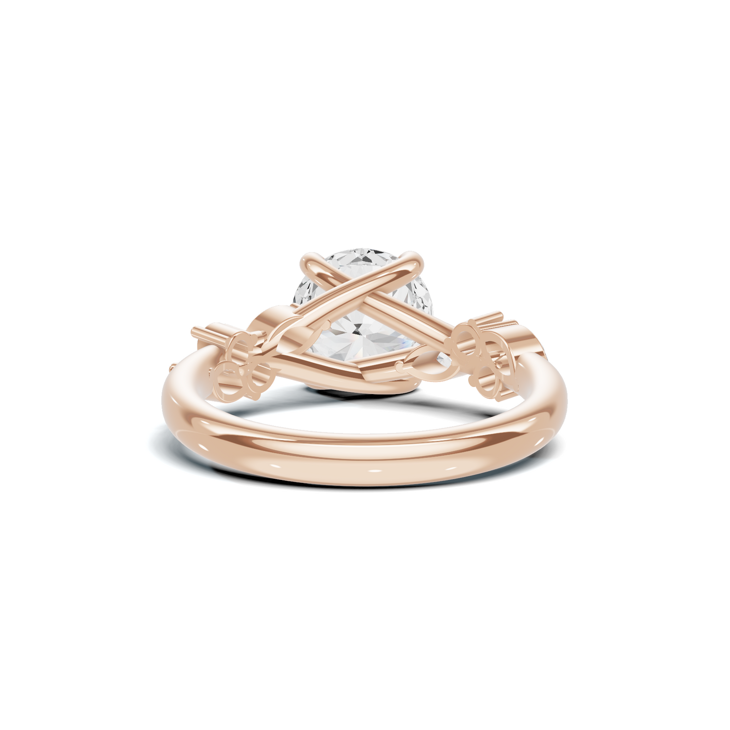 Floral Marquise Accent Ring