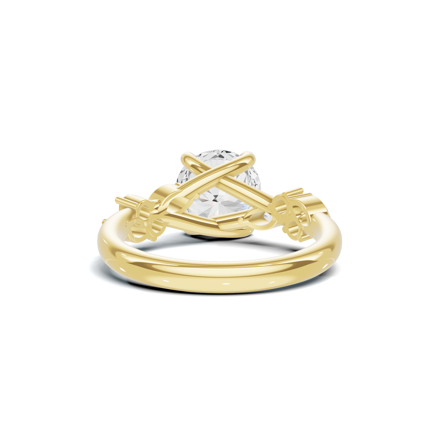 Floral Marquise Accent Ring