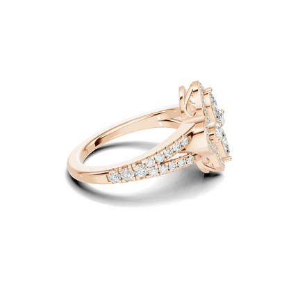 Floral Marquise Statement Ring