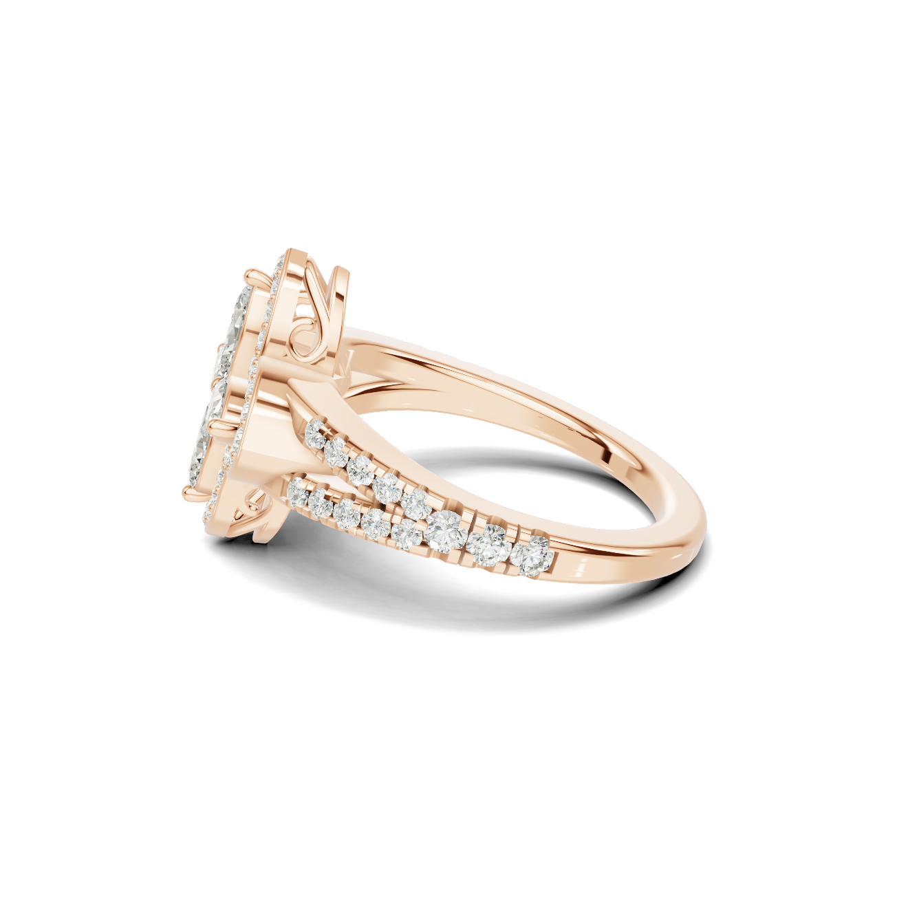 Floral Marquise Statement Ring