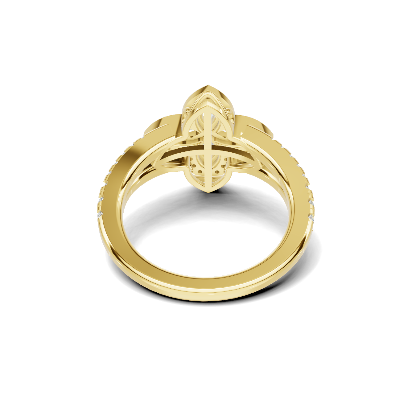 Floral Marquise Statement Ring