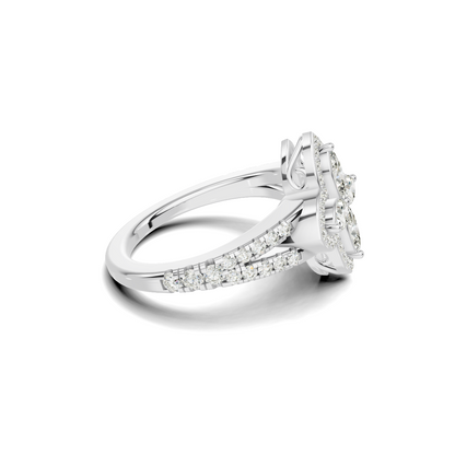 Floral Marquise Statement Ring