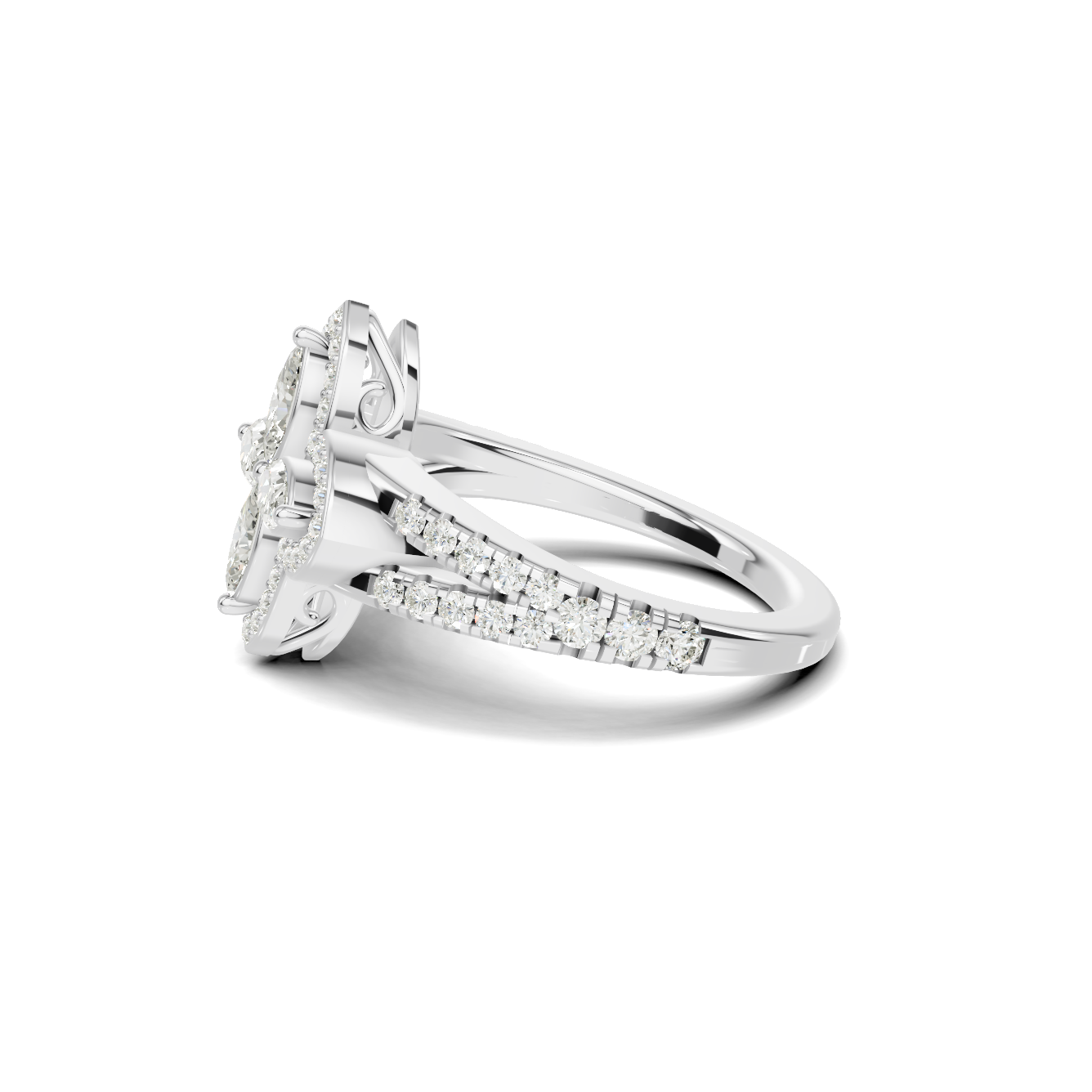 Floral Marquise Statement Ring