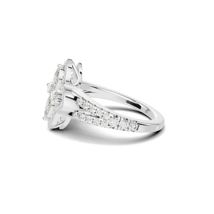 Floral Marquise Statement Ring