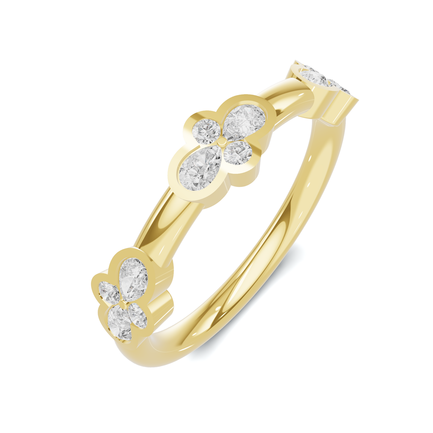 Floral Motif Ring
