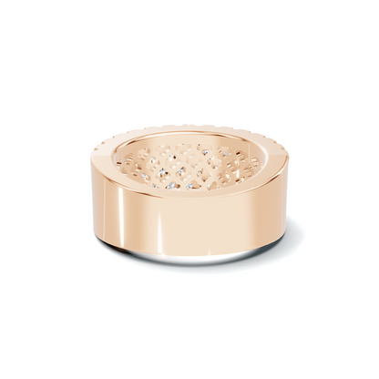Four Row Pave Ring