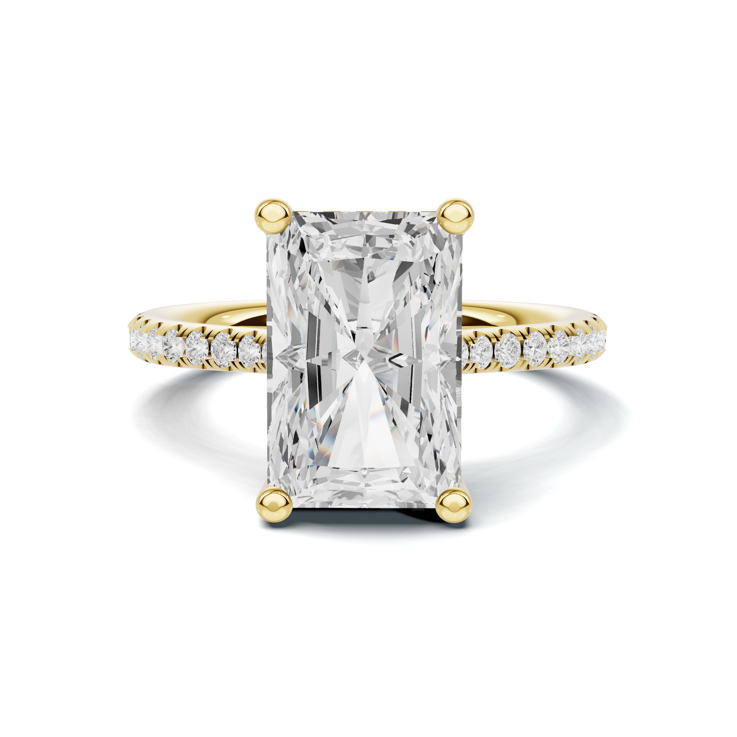 Gallery Pave Ring