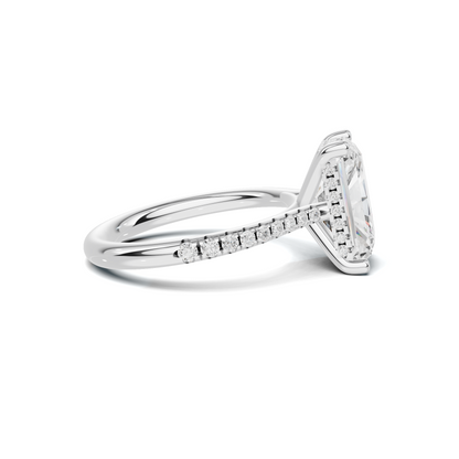 Gallery Pave Ring
