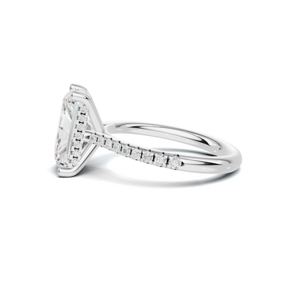 Gallery Pave Ring