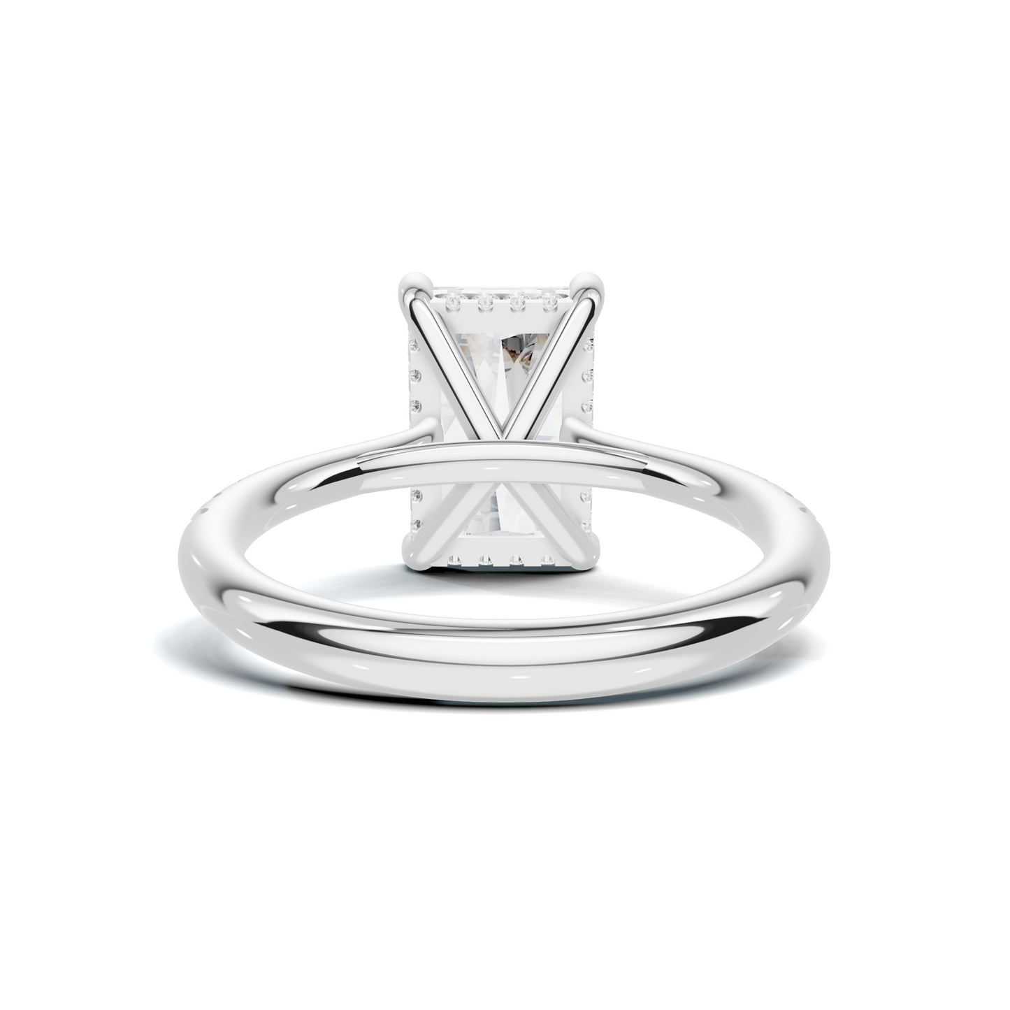 Gallery Pave Ring