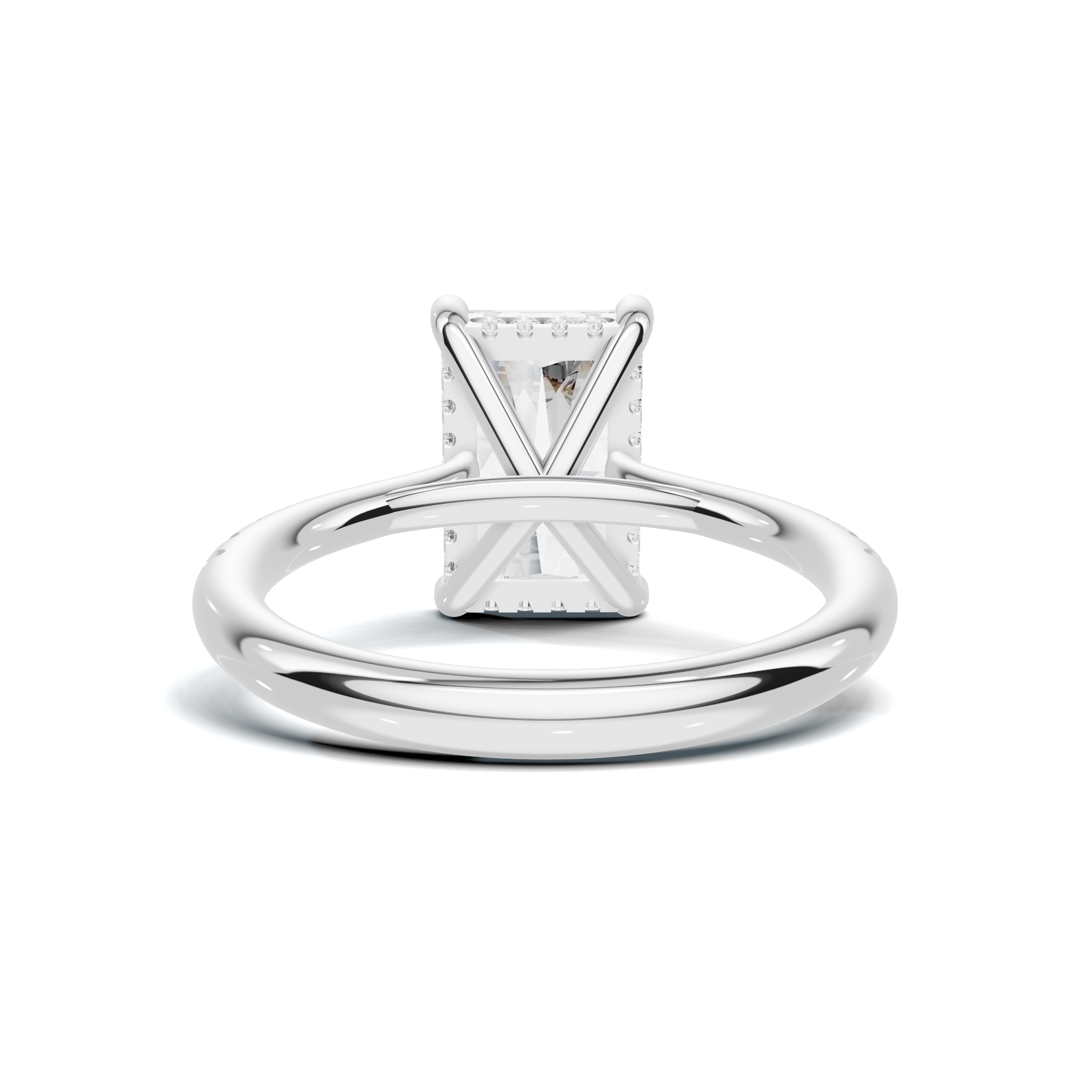 Gallery Pave Ring