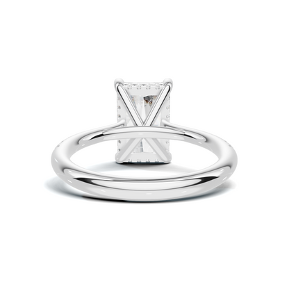 Gallery Pave Ring
