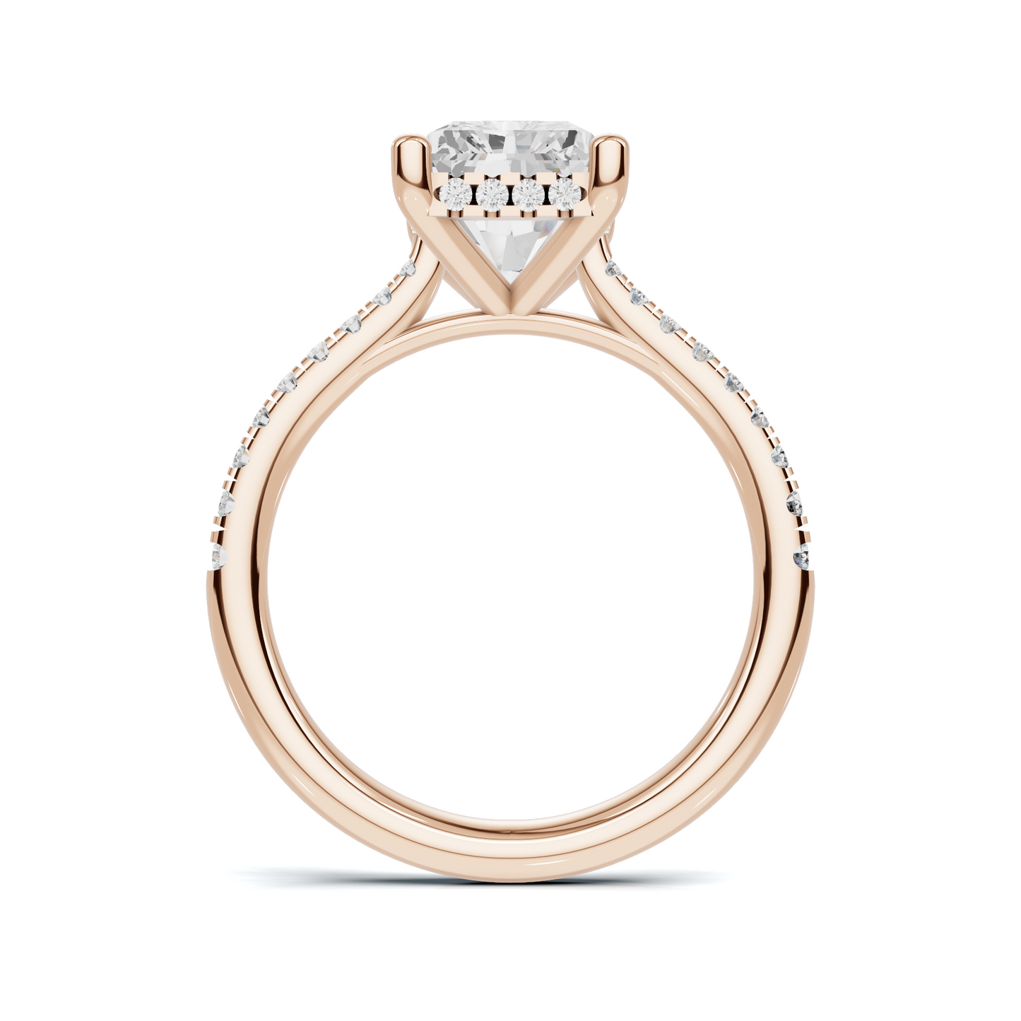 Gallery Pave Ring