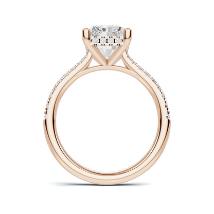 Gallery Pave Ring