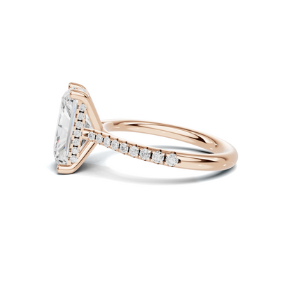 Gallery Pave Ring