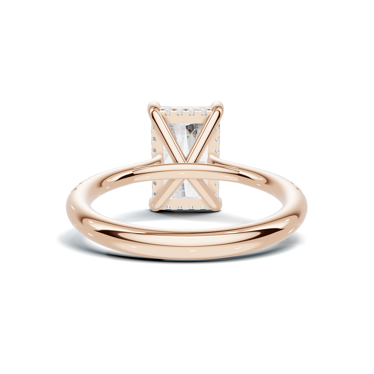 Gallery Pave Ring
