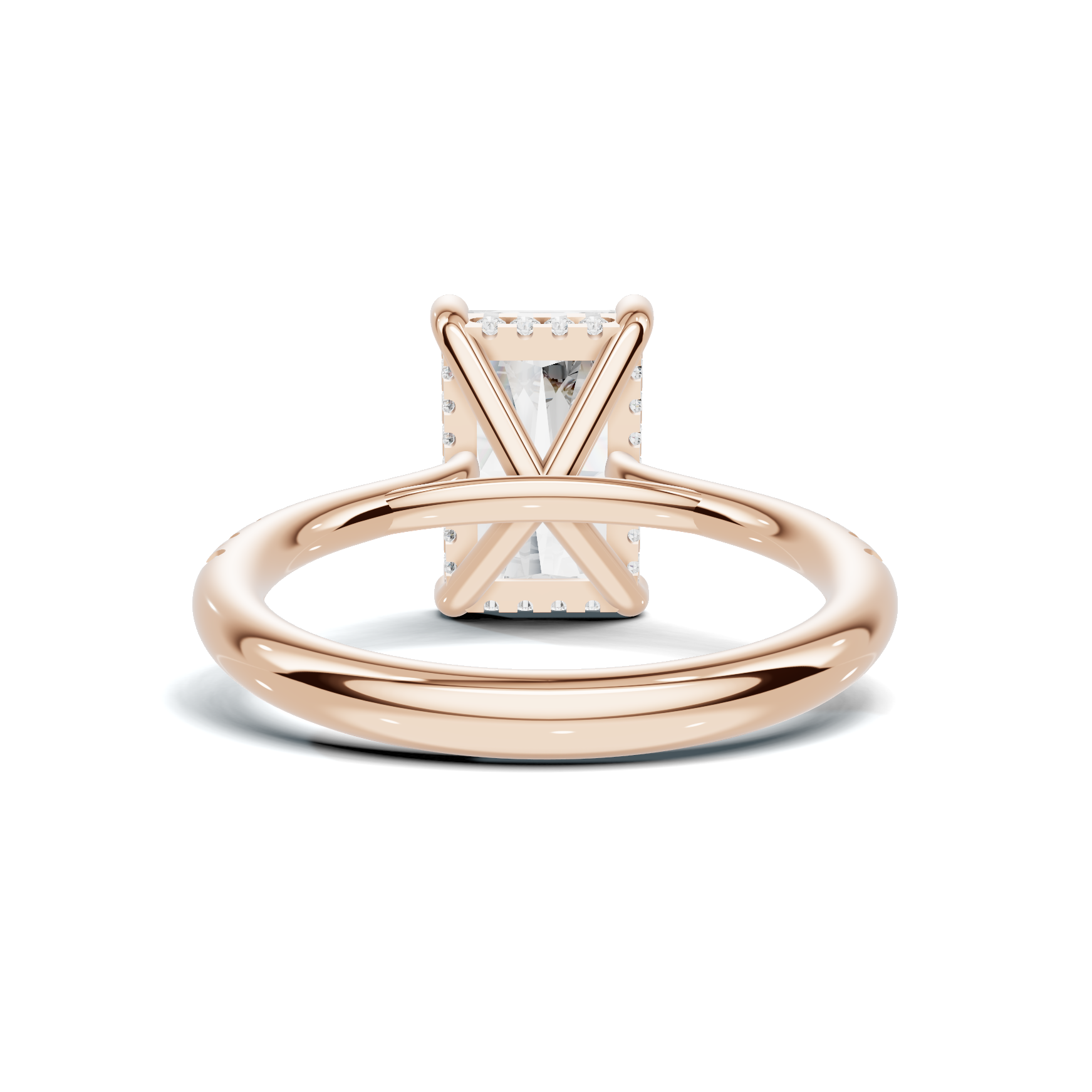 Gallery Pave Ring