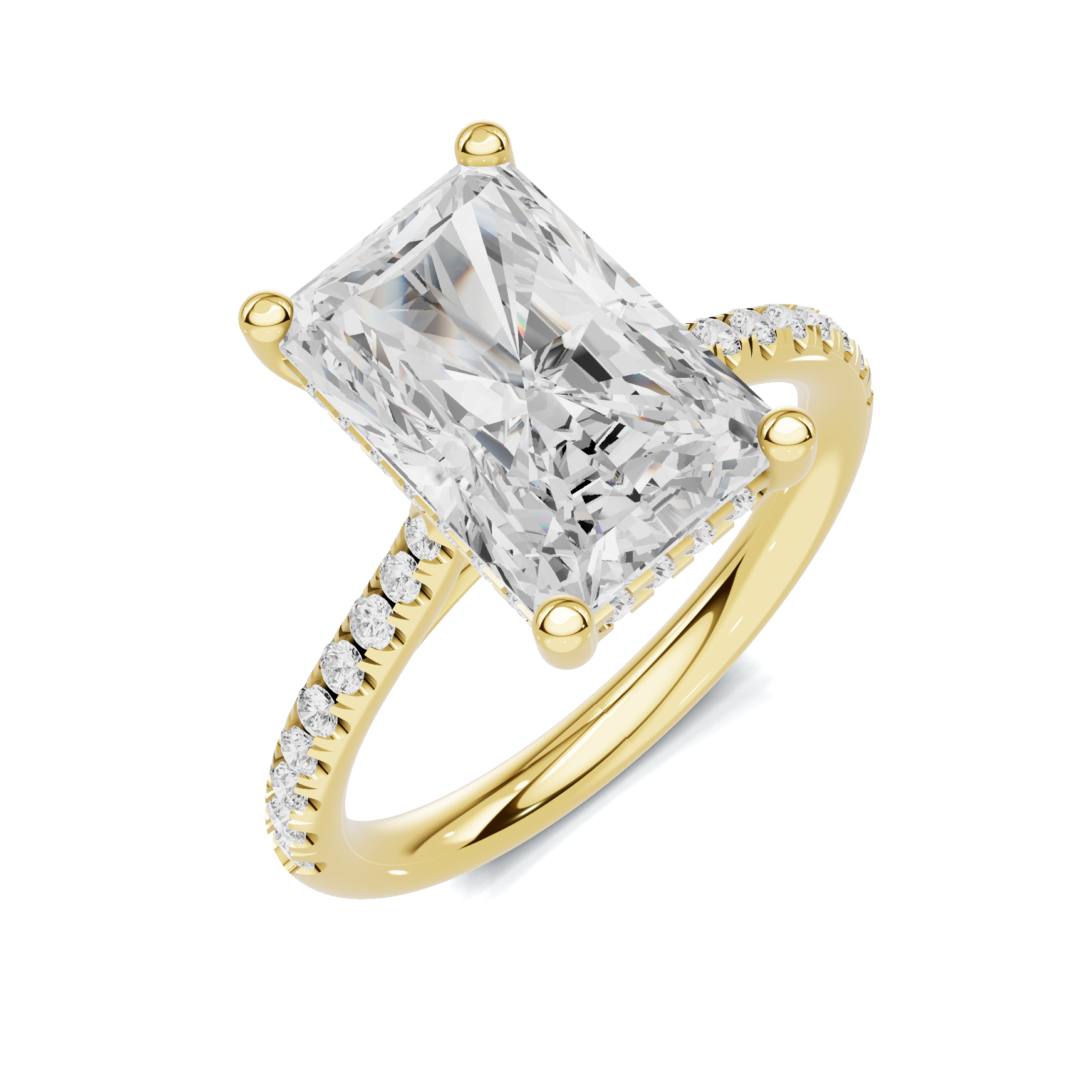 Gallery Pave Ring