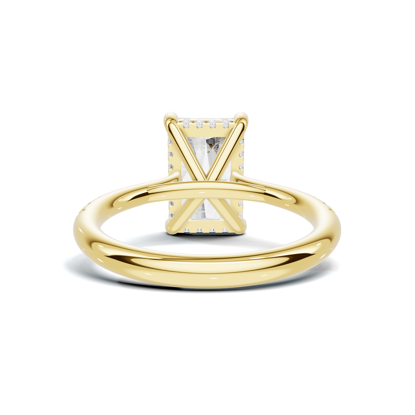 Gallery Pave Ring