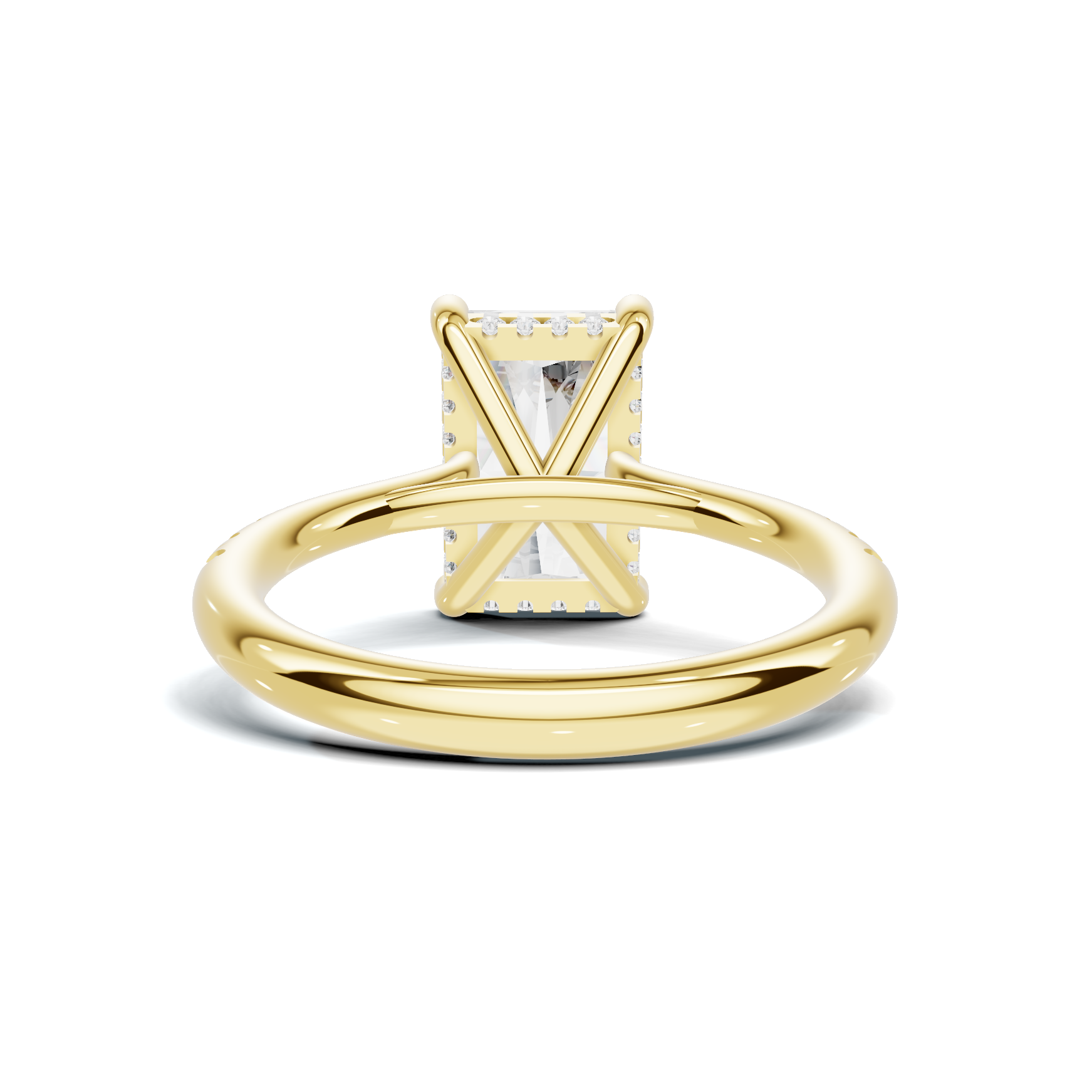 Gallery Pave Ring
