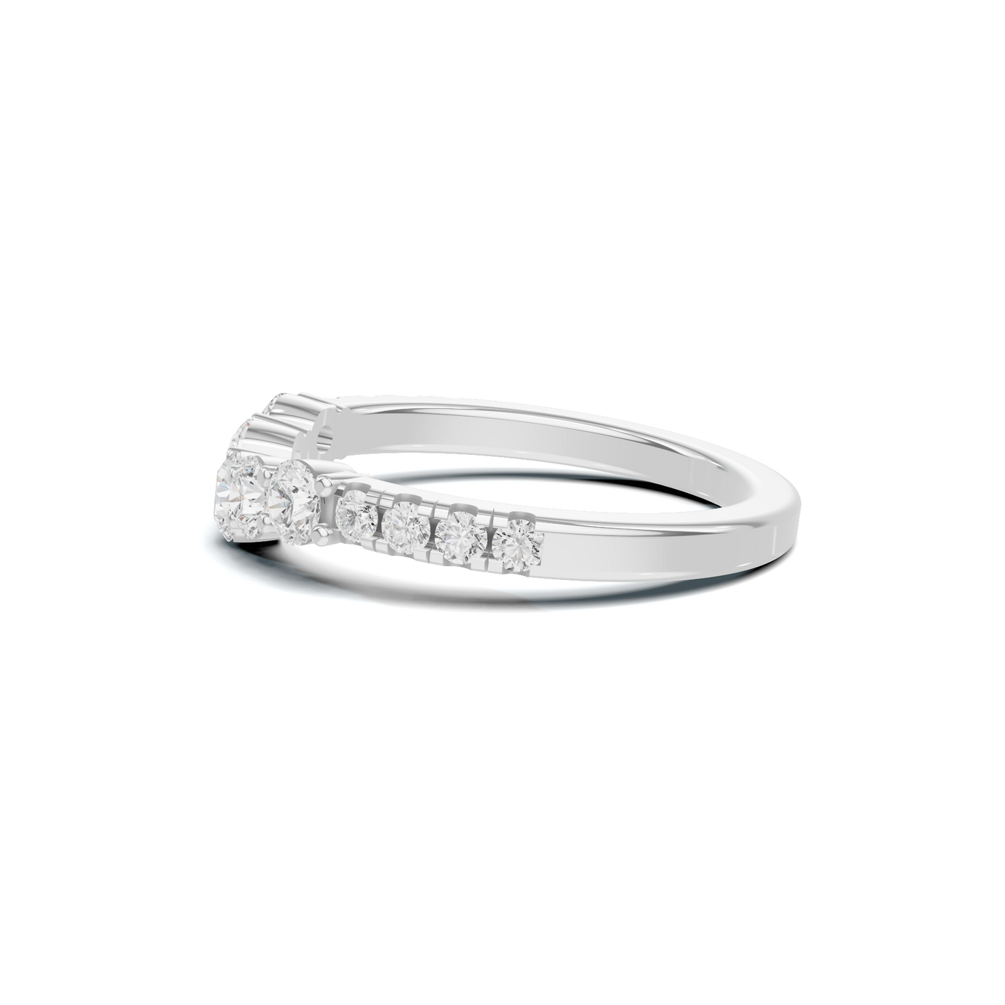 Graduated Scalloped Anniversary Ring