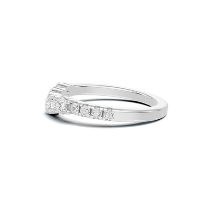 Graduated Scalloped Anniversary Ring