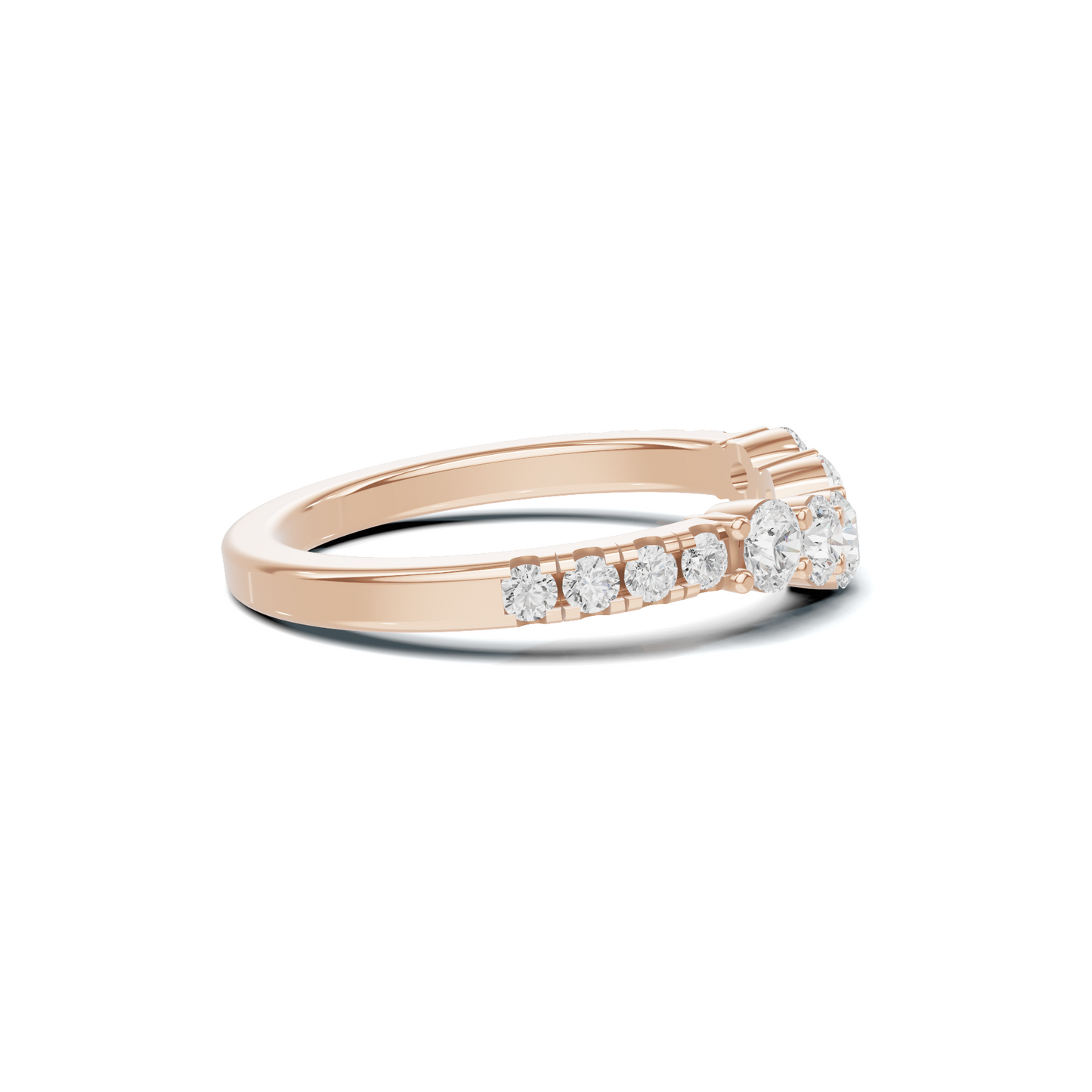 Graduated Scalloped Anniversary Ring